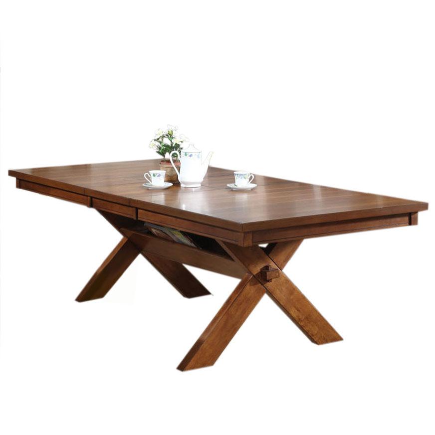 Jersey trestle extendable dining table top